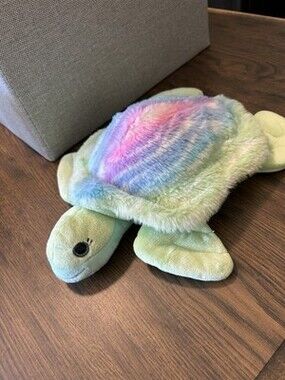 DOUGLAS THE CUDDLE TOY Plush 12-inch Green Sea Turtle Sparkle Blue Eyed Doll